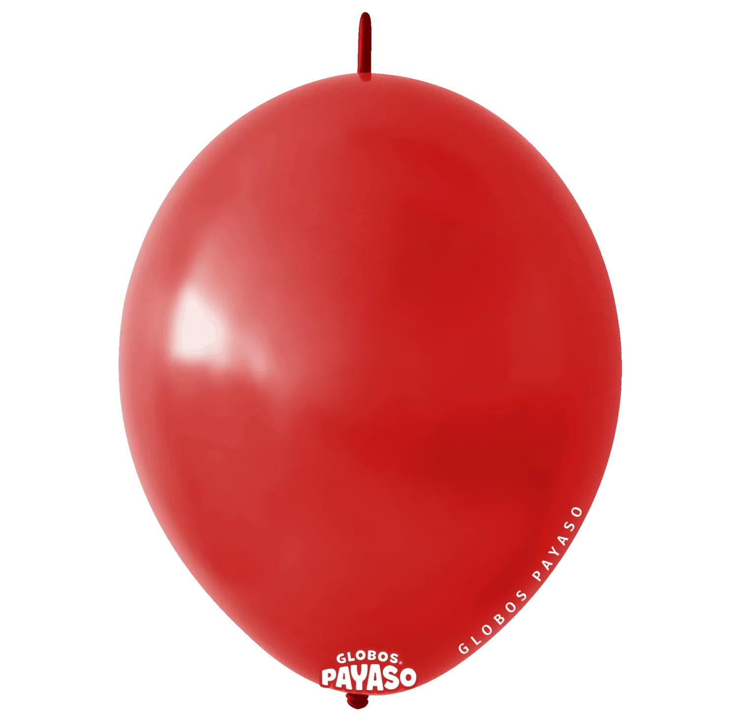 Globos Payaso 12" Linking Pastel Designer Red (50 Per Bag