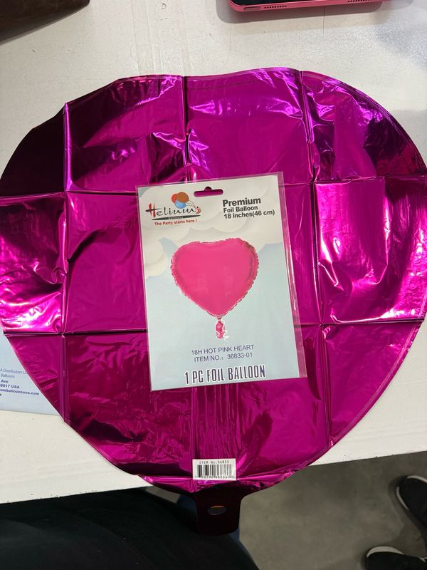 18” Metallic Heart