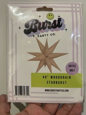 Burst party co 40” Wood