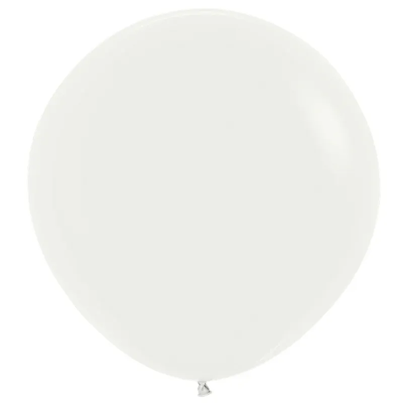 18i" Sempertex Almond White (60 Per Bag)