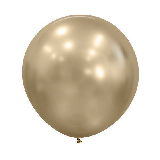 24" Sempertex Silk Dust Gold Pearl (3 Per Bag)