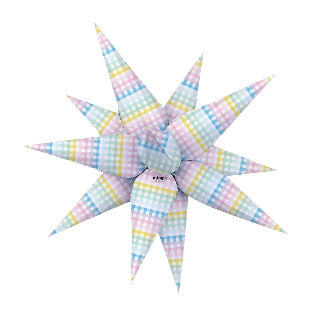 Cirque" Gingham Waffle Starburst
