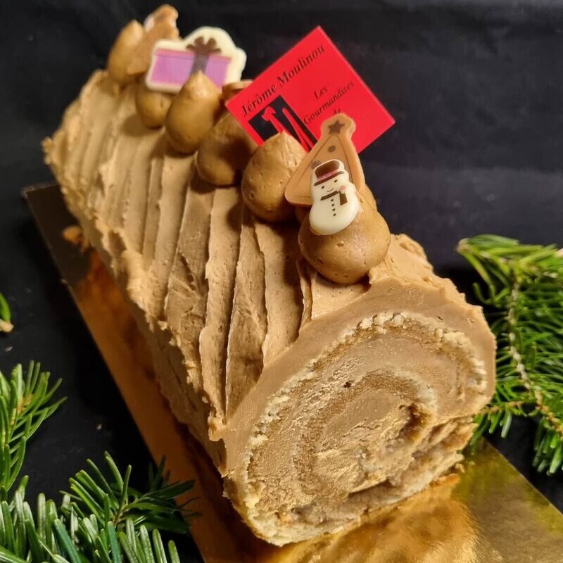 Bûche Traditionnelle Café