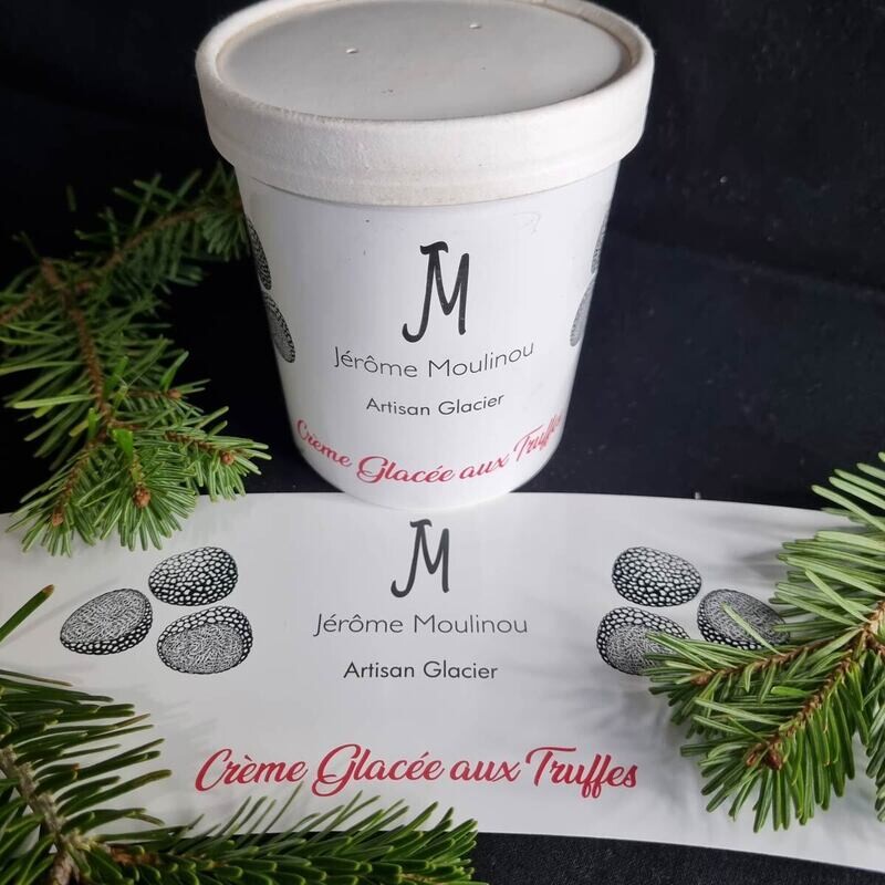 Crème glacée aux truffes