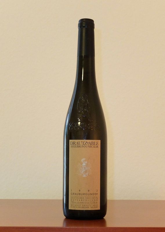 Drautz Able Hades Grauburgunder 1992 Drautz Able Hades Grauburgunder 1992
