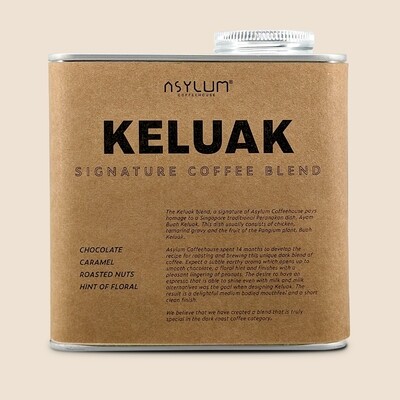 Keluak Blend 250g/500g - Exclusive Coffee Blend by Asylum Coffeehouse (Online exclusive price)