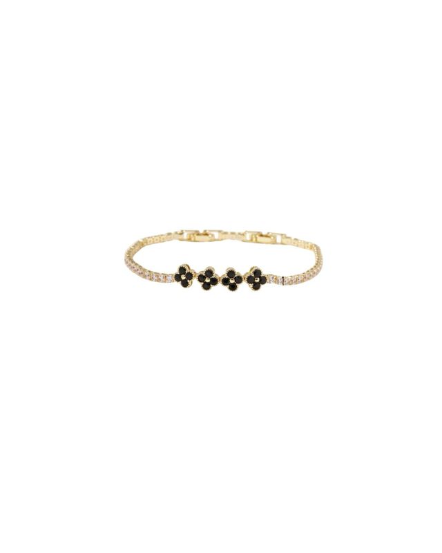 Aurora Tennis Bracelet - Black