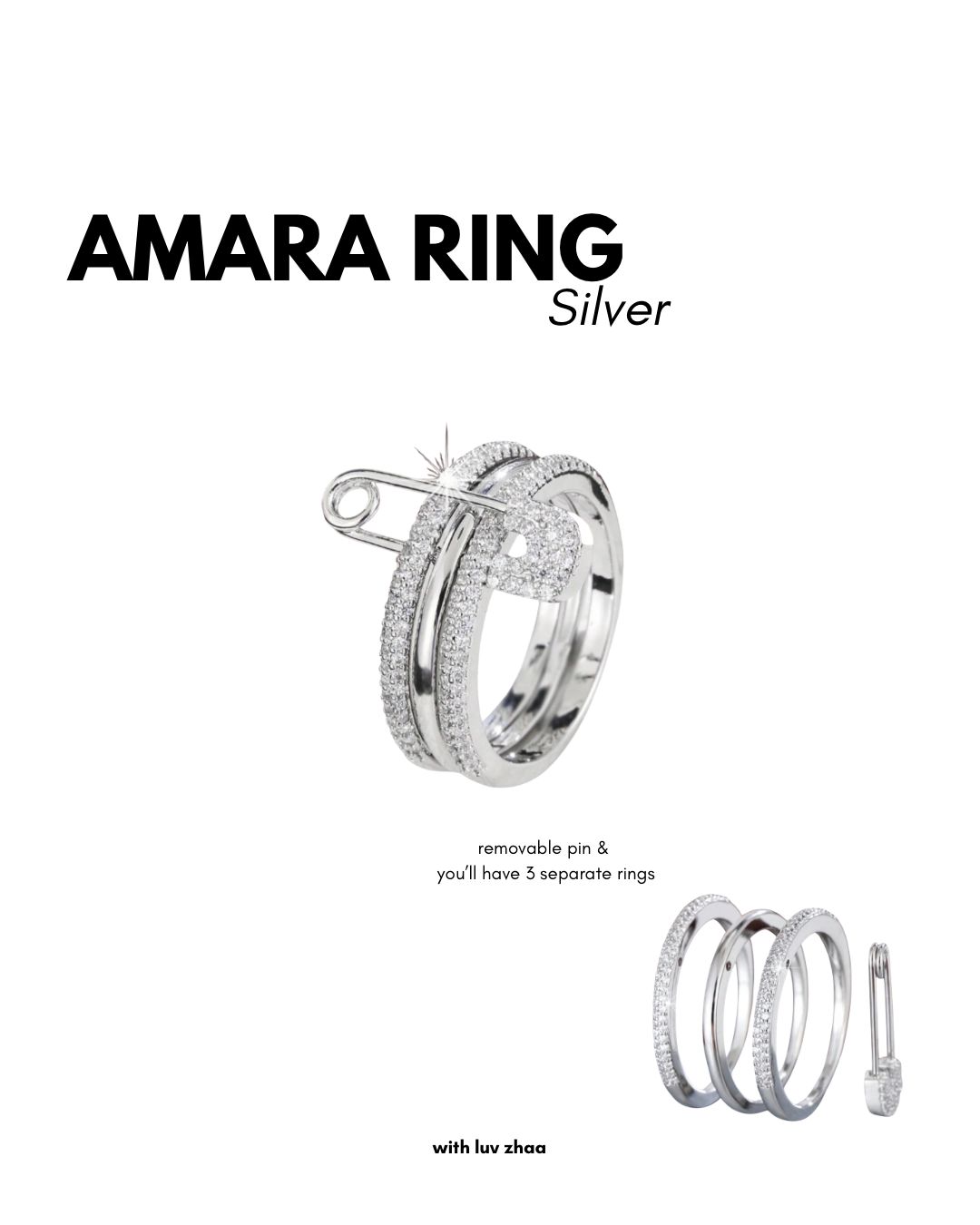 Amara Ring Silver