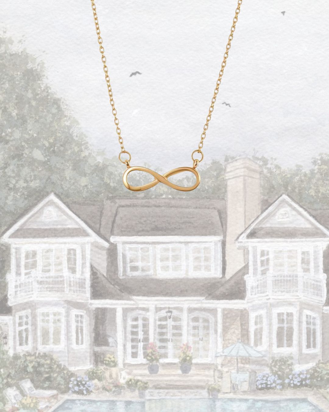 Infinity Necklace - Gold