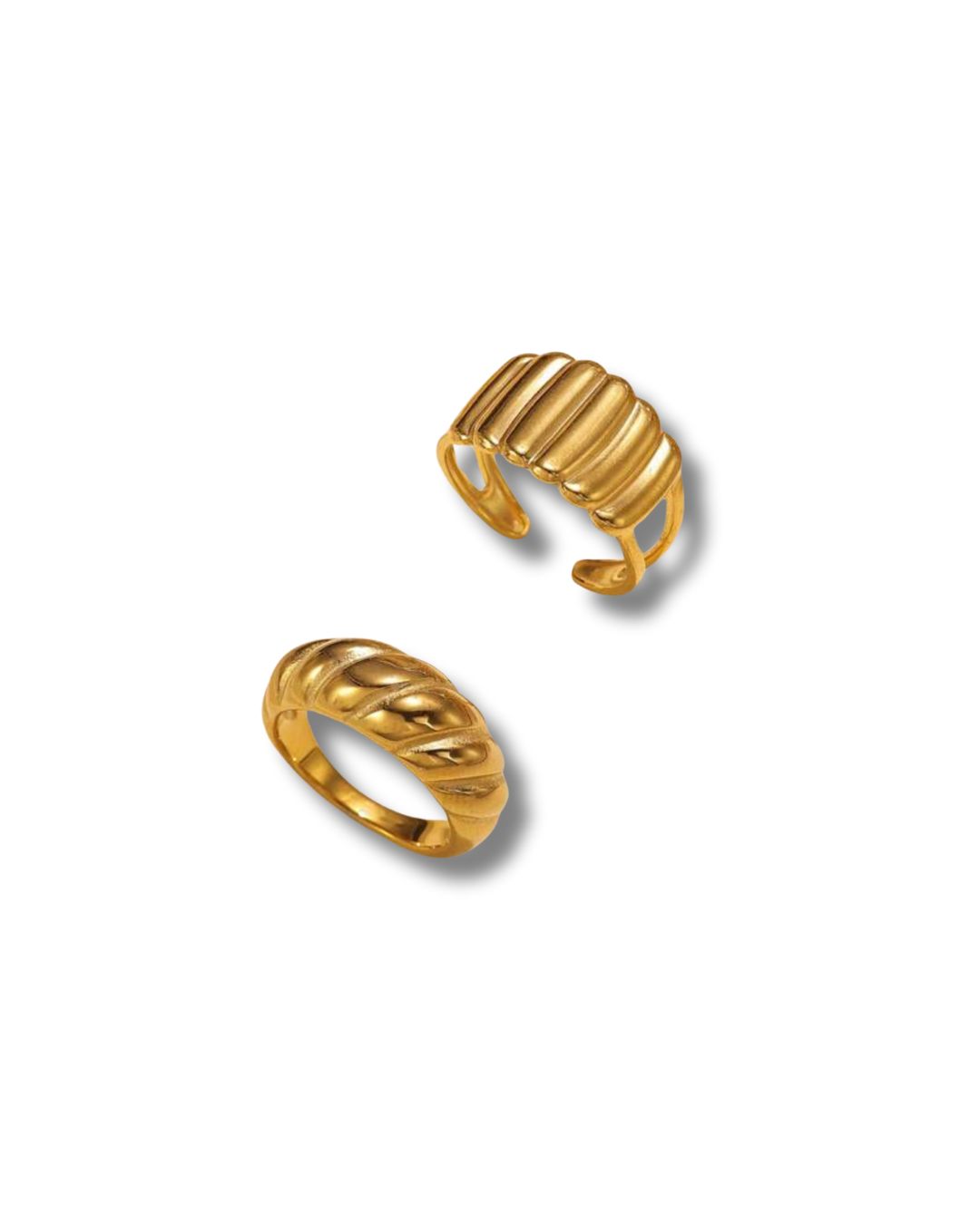 Croissant Ring Set