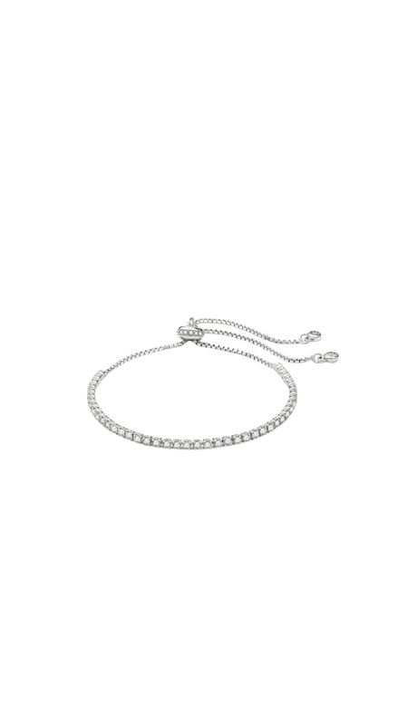 tennis bracelet - silver
