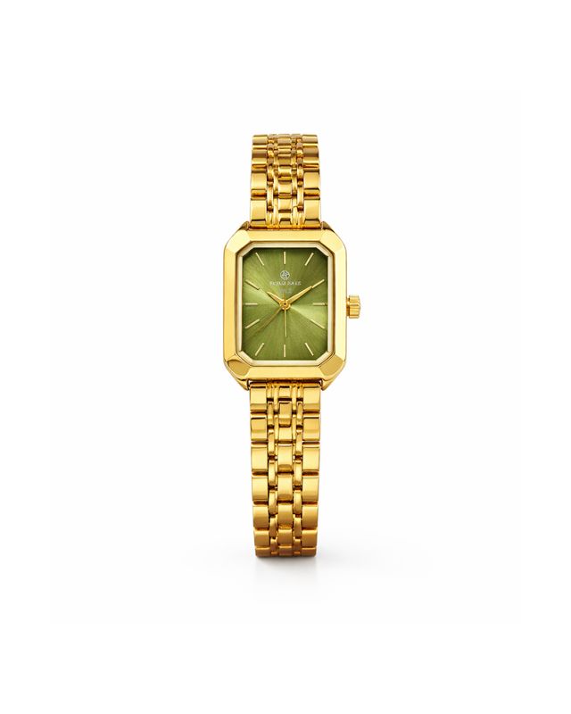 Classic Gold Watch - Green Face