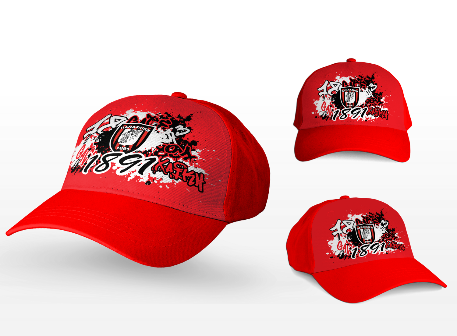 Καπέλο Graffiti (Κοκκινο) MEMPGE014