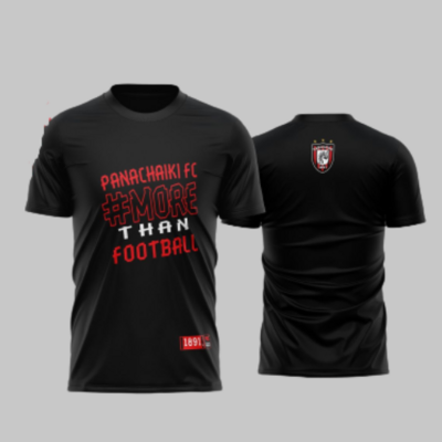 T-shirt - More Than Football BLACK - MEMPGE060
