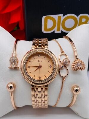 Female Door watch and bracelet