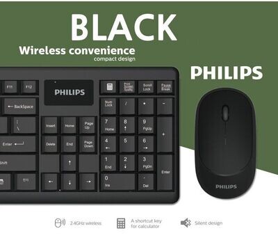 Philips  Wireless Keyboard and Mouse