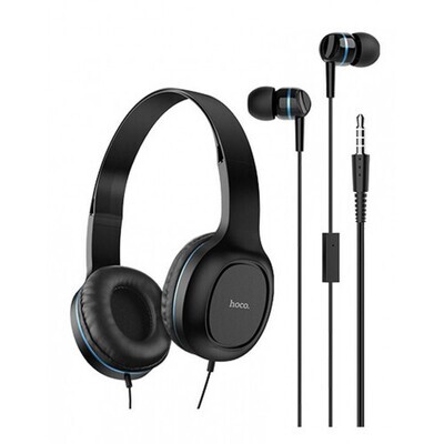 hoco  W24 Two Pack Headphones + Earphones