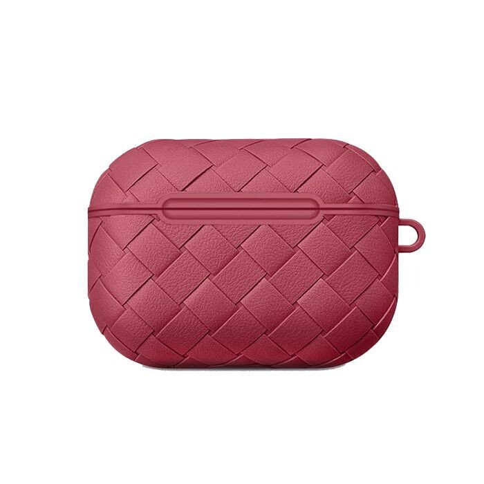 Devia case Woven2 Pattern for Airpods Pro red
