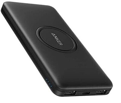 Anker A1615H11 Wireless Power Bank and Charger, 10000 mAh