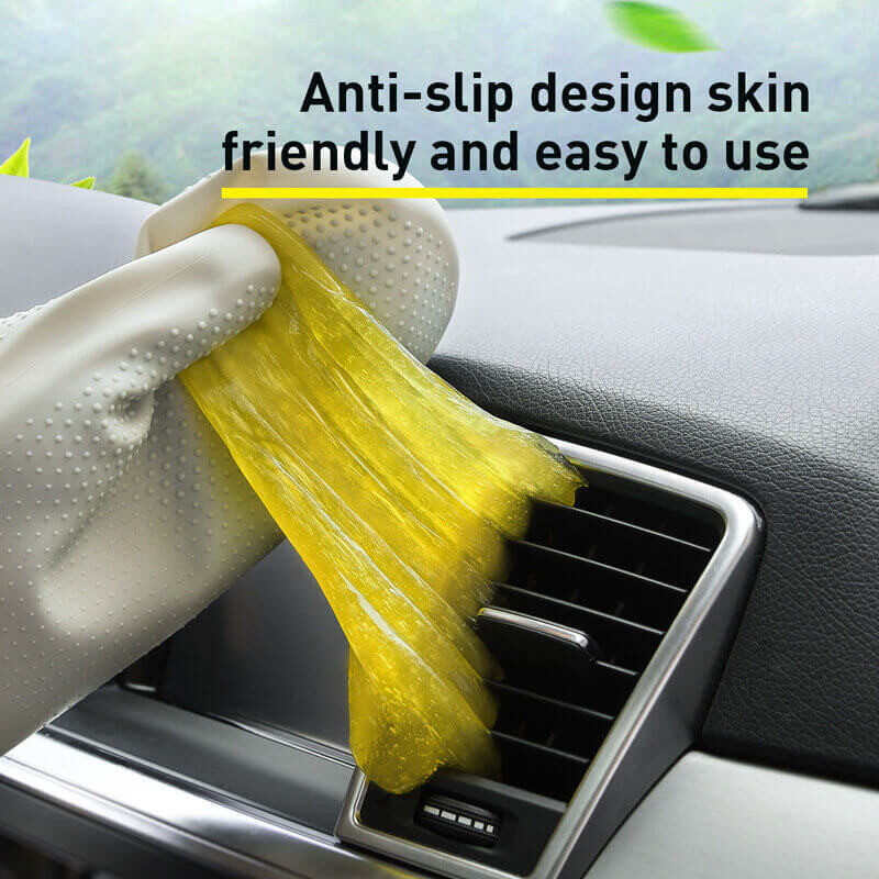 Clean Soft Rubber + Silicone Gloves Car Cleaning Kit - BASEUS