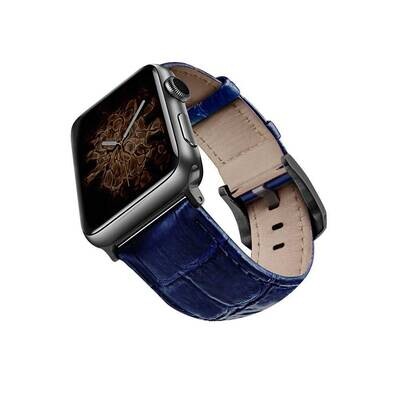 Viva Madrid Montre Crox Genuine Leather Strap Compatible for Apple Watch 42/44MM