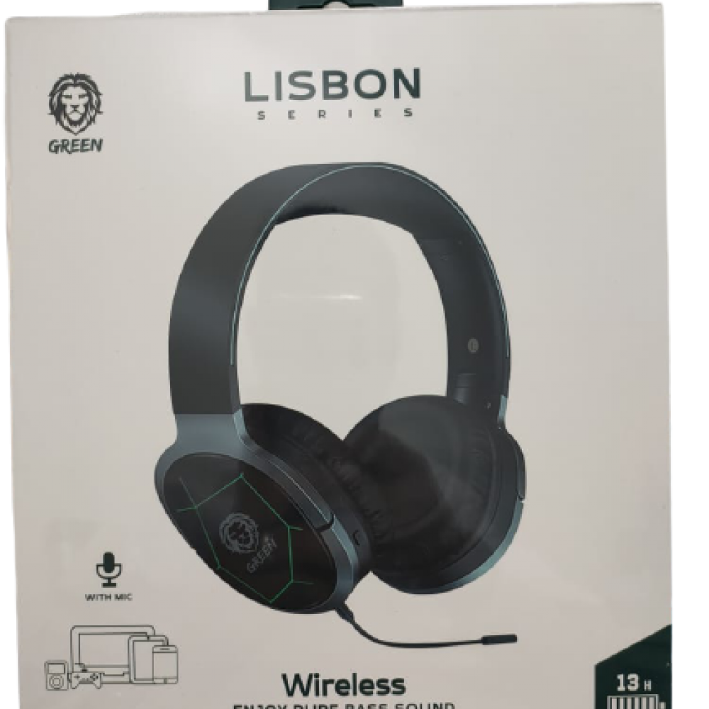 Green Lisbon Series Wireless - سماعات رأس لاسلكية