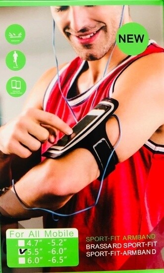 Sport fit armband for all mobile