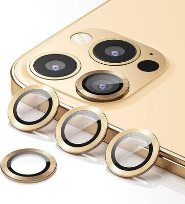 Devia iPhone 12 Pro Max Gemstone Lens Protector, Gold (3PCS)