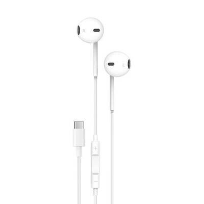 Porodo Soundtec Stereo Earphones Type-C with High-Clarify Mic