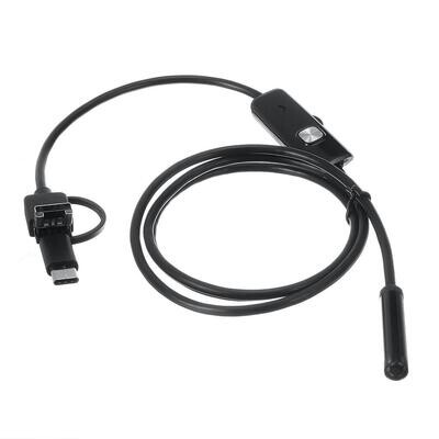Mini Endoscope Camera 3 in 1 Type-c and Android and Pc Endoscope