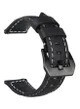 22mm Split Leather Watch Band with Black Big Buckle for Huawei Watch GT