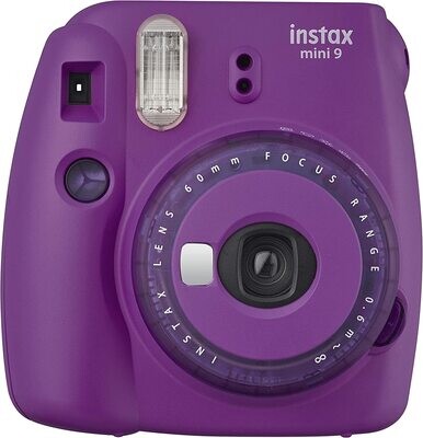 INSTAX Mini 9 Automatic Clear Camera with Built-in Flash