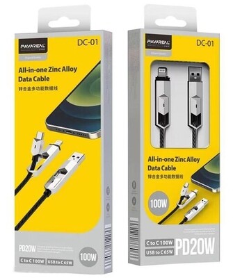 PAVAREAL DC 01 ALL IN ONE ZINC ALLOY DATA CABLE