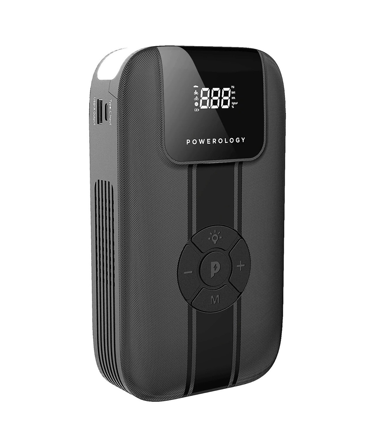 Powerology Jump Starter with Air Compressor and Power Bank