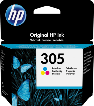 Tri-Color HP Ink Cartridge No 305 3YM60AE