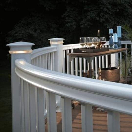 TIMBERTECH Radiance Rail Pack 10 ft. - White