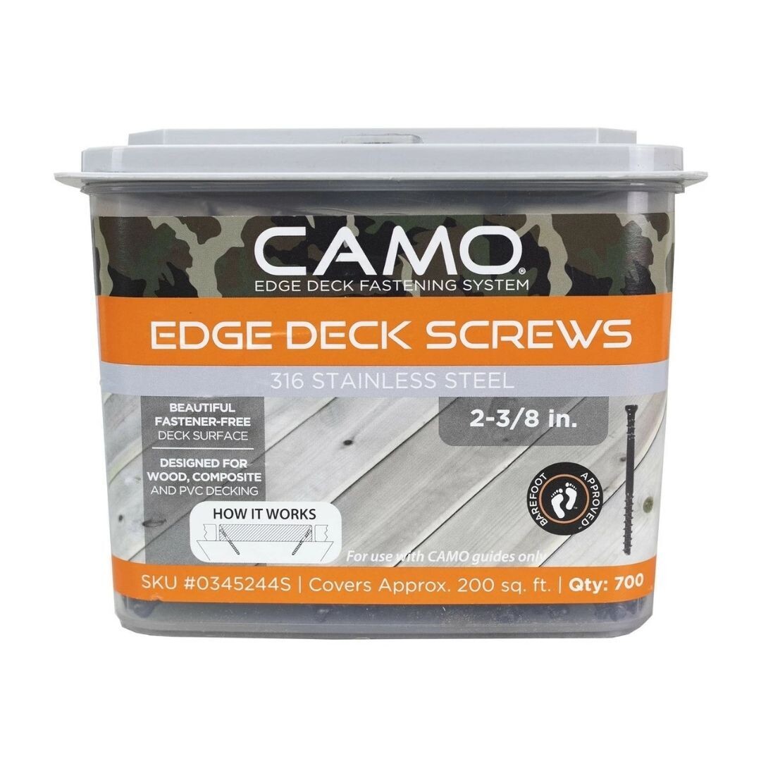 CAMO 2 3/8 in. 316 Stainless Steel Edge Deck Screws