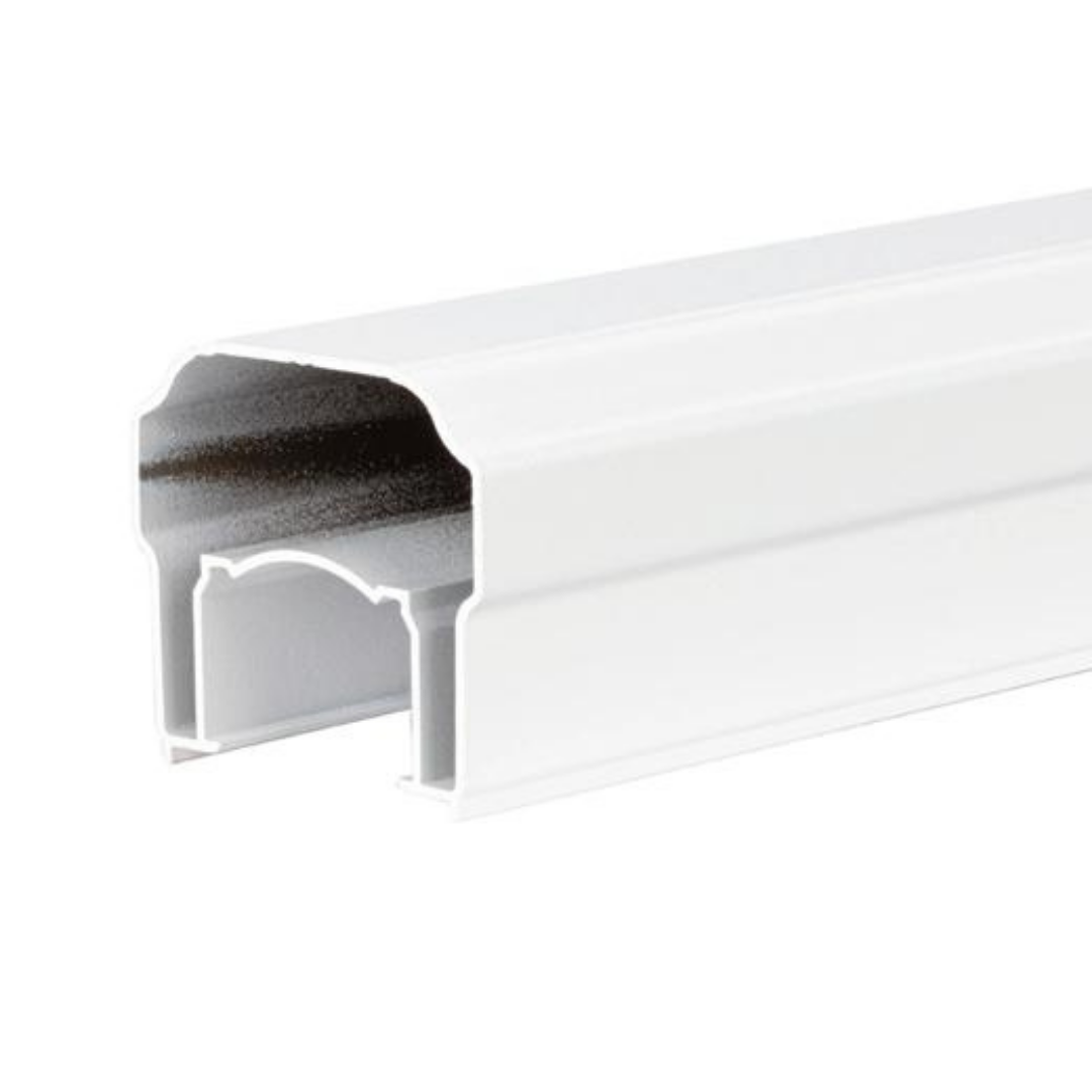 TIMBERTECH Impressions Rail Express Top Rail 8 ft. - White