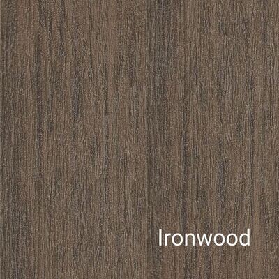 DECKORATORS 1 in. x 5.5 in. x 12 ft. Grooved Deck Board - Ironwood DECKORATORS 1 in. x 5.5 in. x 12 ft. Grooved Deck Board - Ironwood