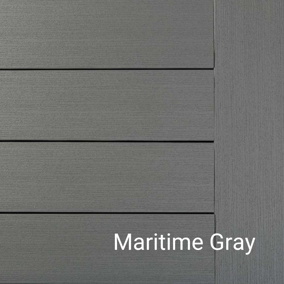 TIMBERTECH 1 in. x 6 in. x 16 ft. Square Edge Deck Board - Maritime Gray (Full)