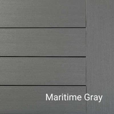 TIMBERTECH 1 in. x 6 in. x 16 ft. Square Edge Deck Board - Maritime Gray
