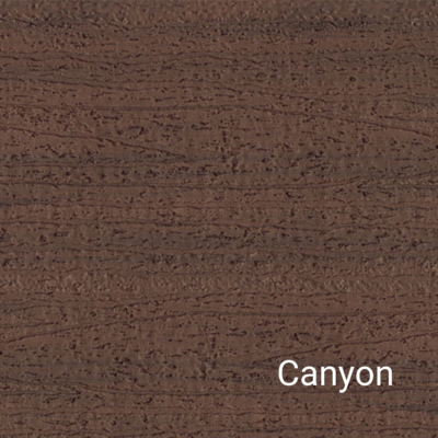 SAMPLE DECKORATORS 1 in. x 5.5 in. Trailhead Deck - Canyon