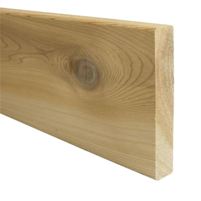 5/4 in. x 6 in. x 8 ft. Cedar Deck Board - S4S EE, Kiln Dried