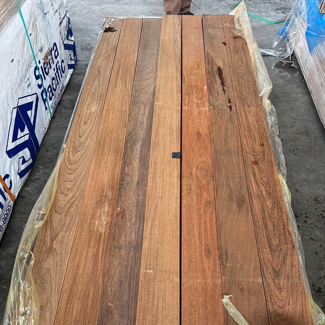 5/4 in x 6 in. x 7 ft. Ipe Square Edge Deck Board - S4S / EE / KD *SECONDS*