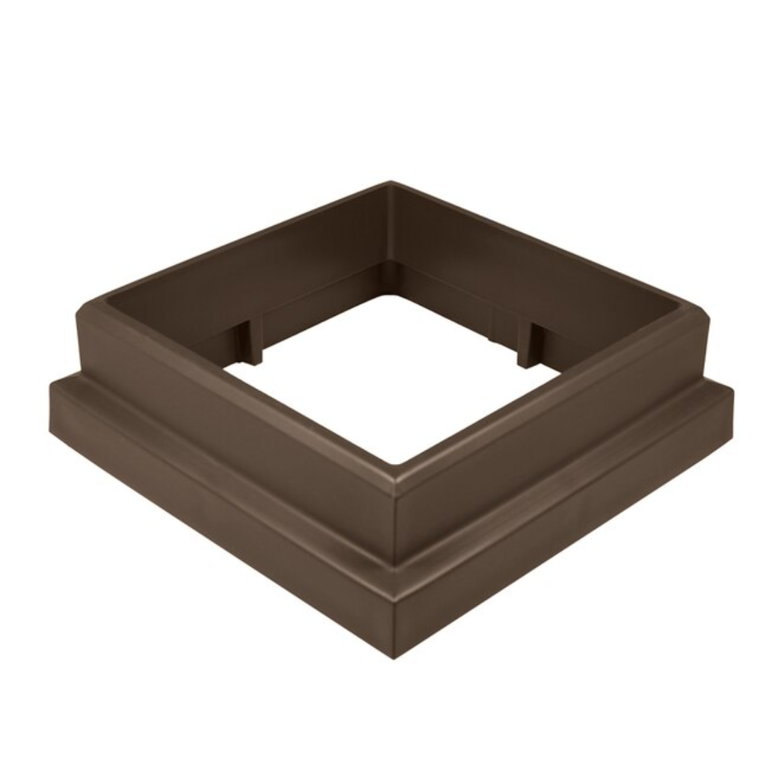 TIMBERTECH Evolutions Rail 5 in. x 5 in. Post Skirt - Traditional Walnut
