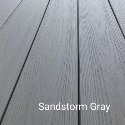 TIMBERTECH 1/2 in. x 7 1/4 in. x 12 ft. Riser Board - Sandstorm Gray