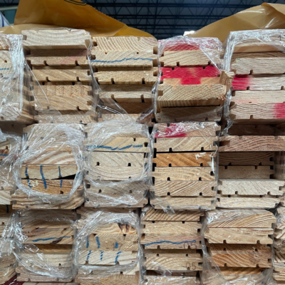 1 in. x 4 in. Southern Yellow Pine Flooring - C &amp; Better /  T&amp;G / KD *SECONDS*