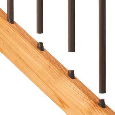 DECKORATORS 26 in. Classic Aluminum Balusters (10/Pack) - Bronze DECKORATORS 26 in. Classic Aluminum Balusters (10/Pack) - Bronze
