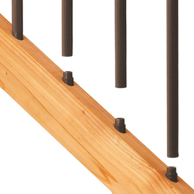 DECKORATORS 26 in. Classic Aluminum Balusters (10/Pack) - Bronze