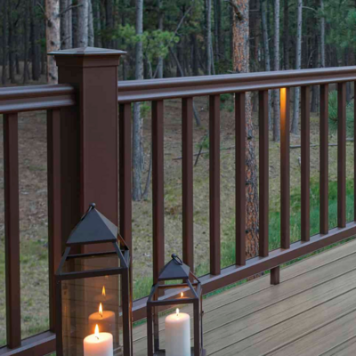 TIMBERTECH 5 in. x 5 in. x 12 ft. Post Sleeve - Kona TIMBERTECH 5 in. x 5 in. x 12 ft. Post Sleeve - Kona